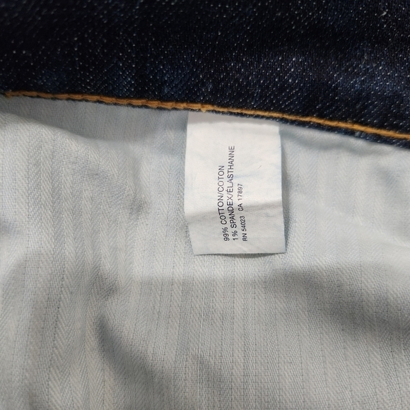 Gap Womens Premium Dark Wash Denim Low Rise Bootcut Jeans-Size 14/32 - Picture 9 of 9